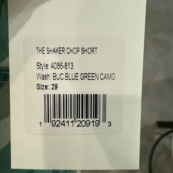 MOTHER NEW The Shaker Chop Camouflage utility cargo Shorts size 29 NWT - Picture 10 of 15